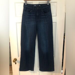 Old Navy Dark Blue Wide Leg Jeans